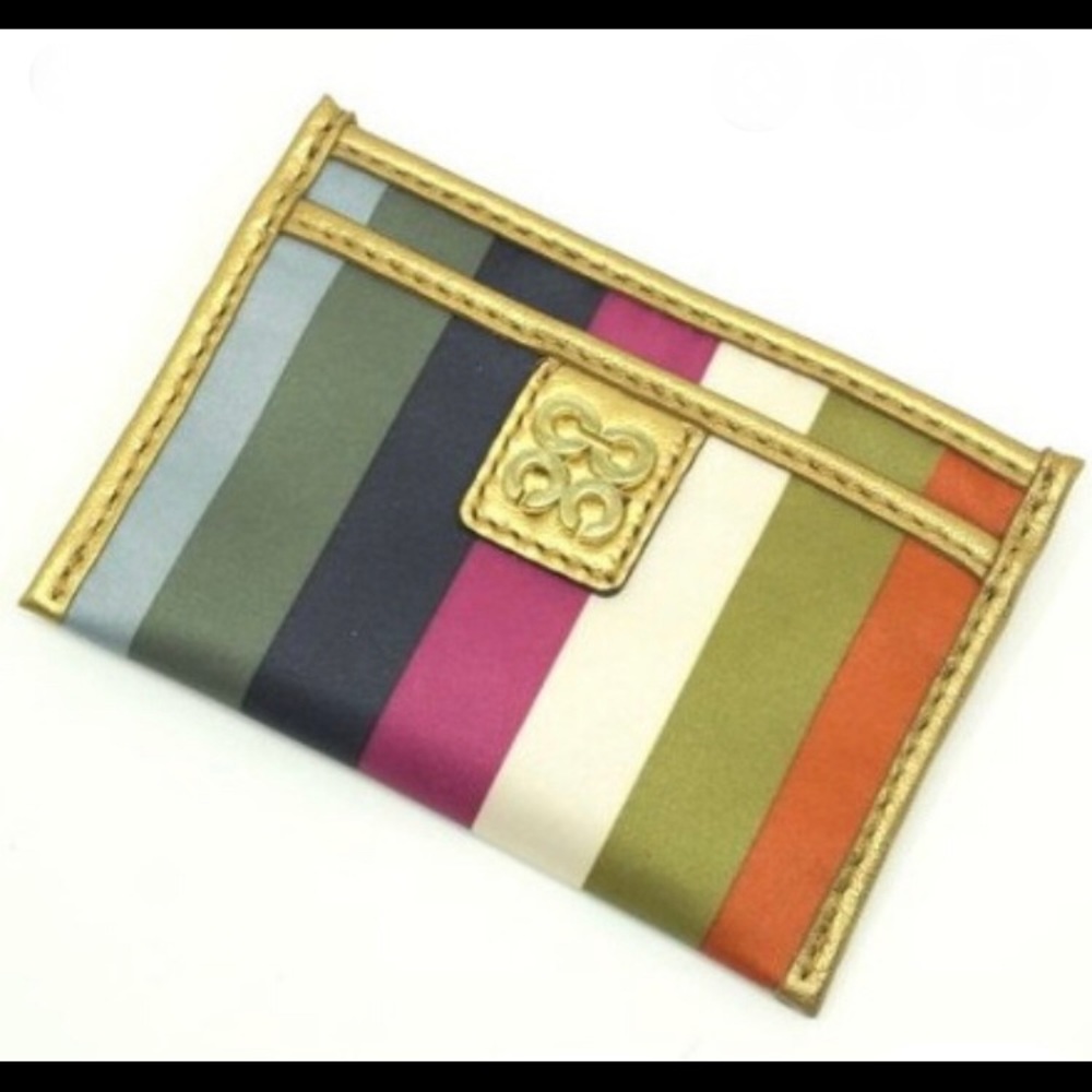 Coach Julia Legacy Stripe ID Card Case